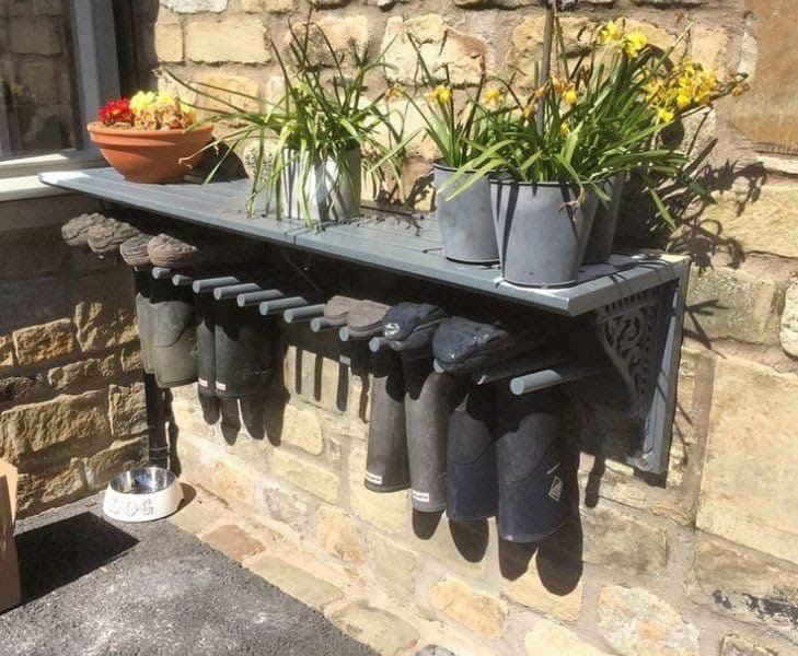 Outdoor Shoe Storage Ideas