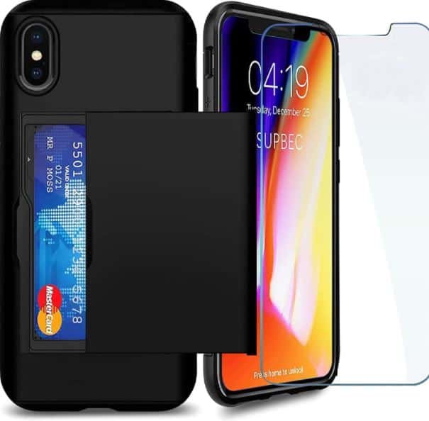 SUPBEC iPhone XS Cardholder Case