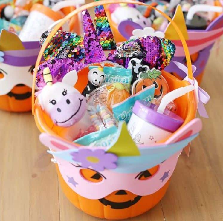 Spooky Halloween Wire Basket