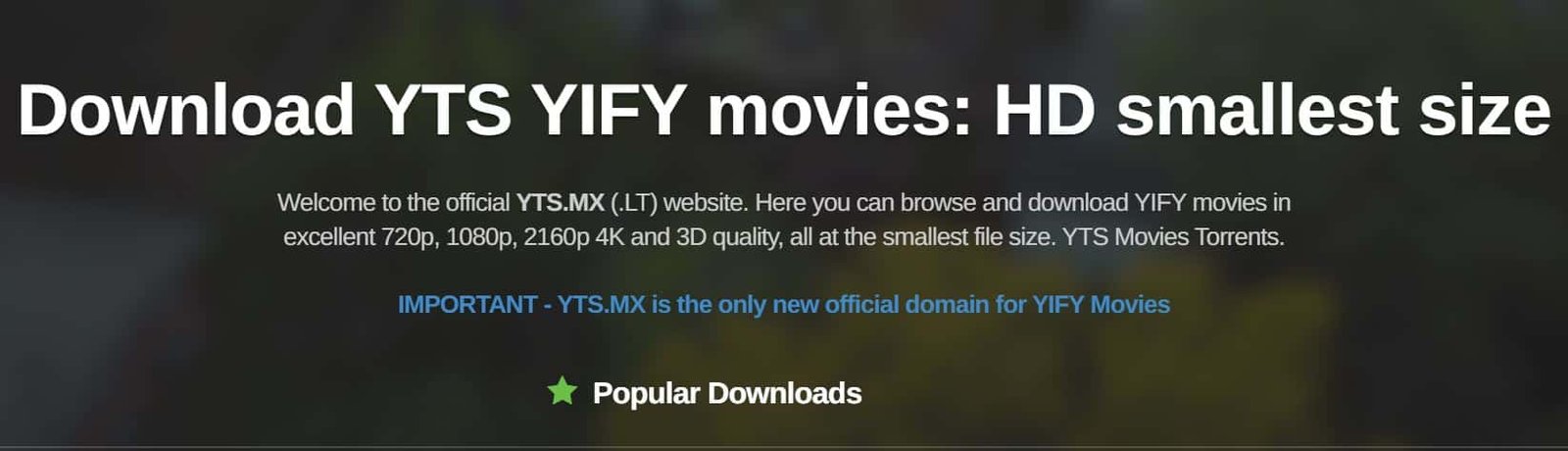 Yify movies