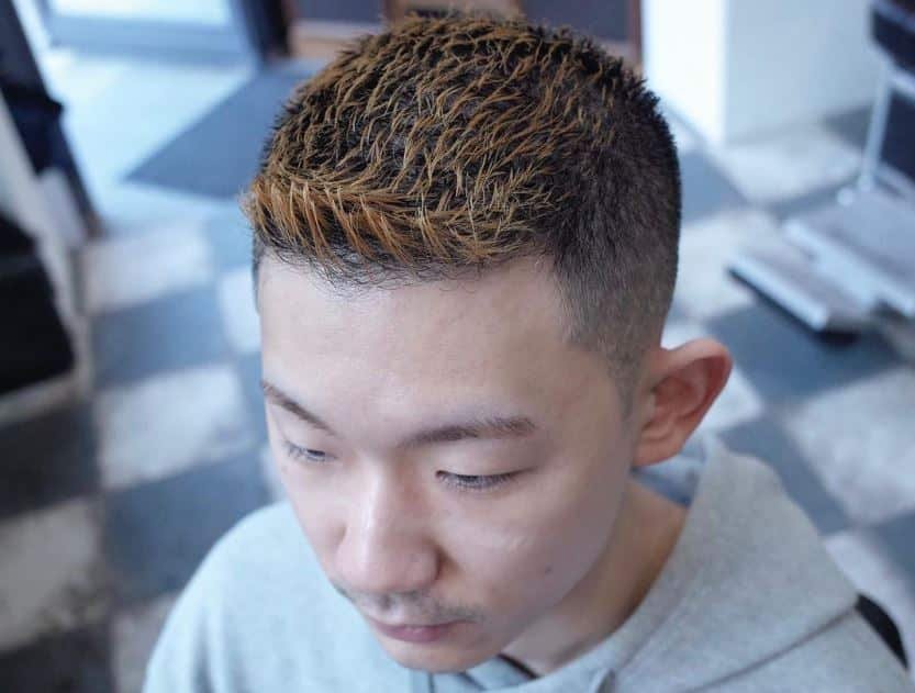 Brown Military Crew Cut