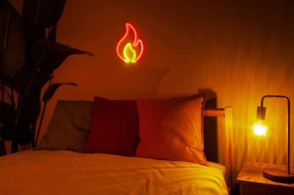 Neon Lights in Bedrooms 