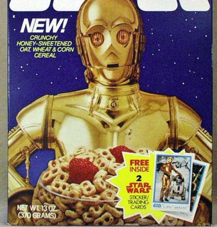 star wars based breakfast cereal