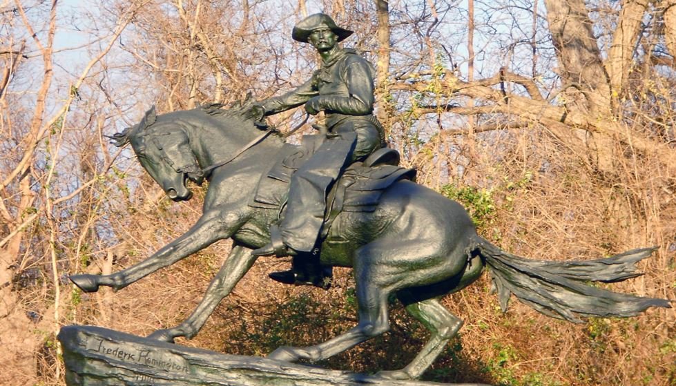sculpture of the Cowboy 