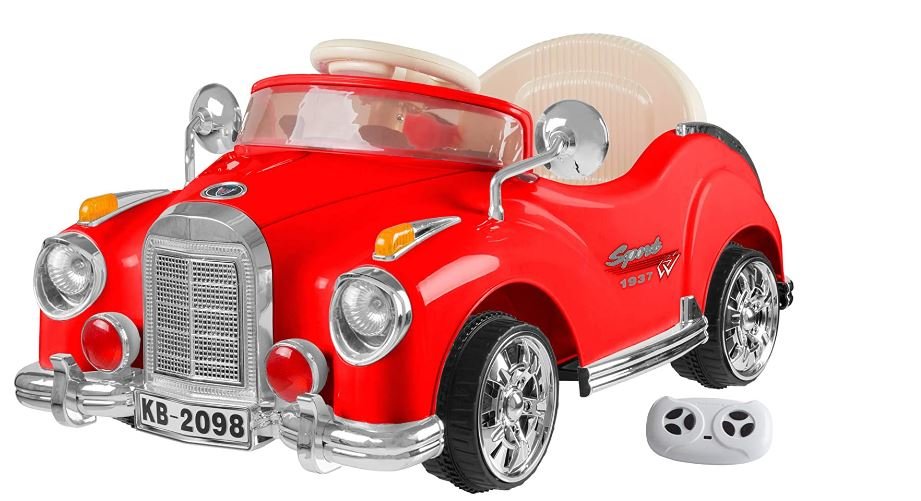 Battery Powered Classic Car Coupe With Remote Control