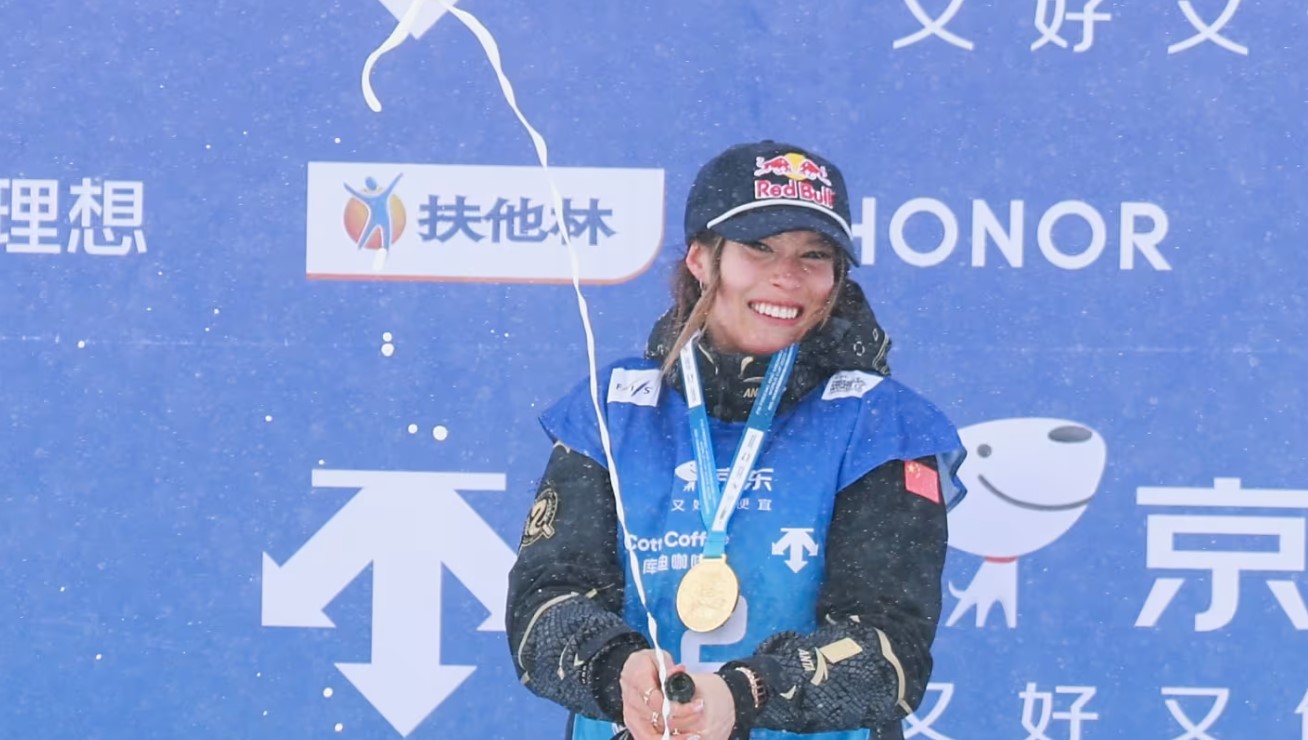 Olympic freestyle skier and model Eileen Gu