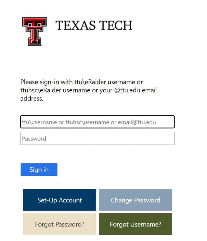 TTU Blackboard Login