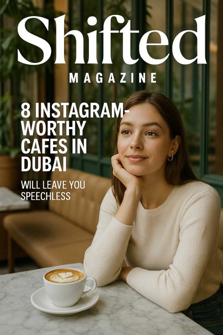 Shifted magazine cover cake