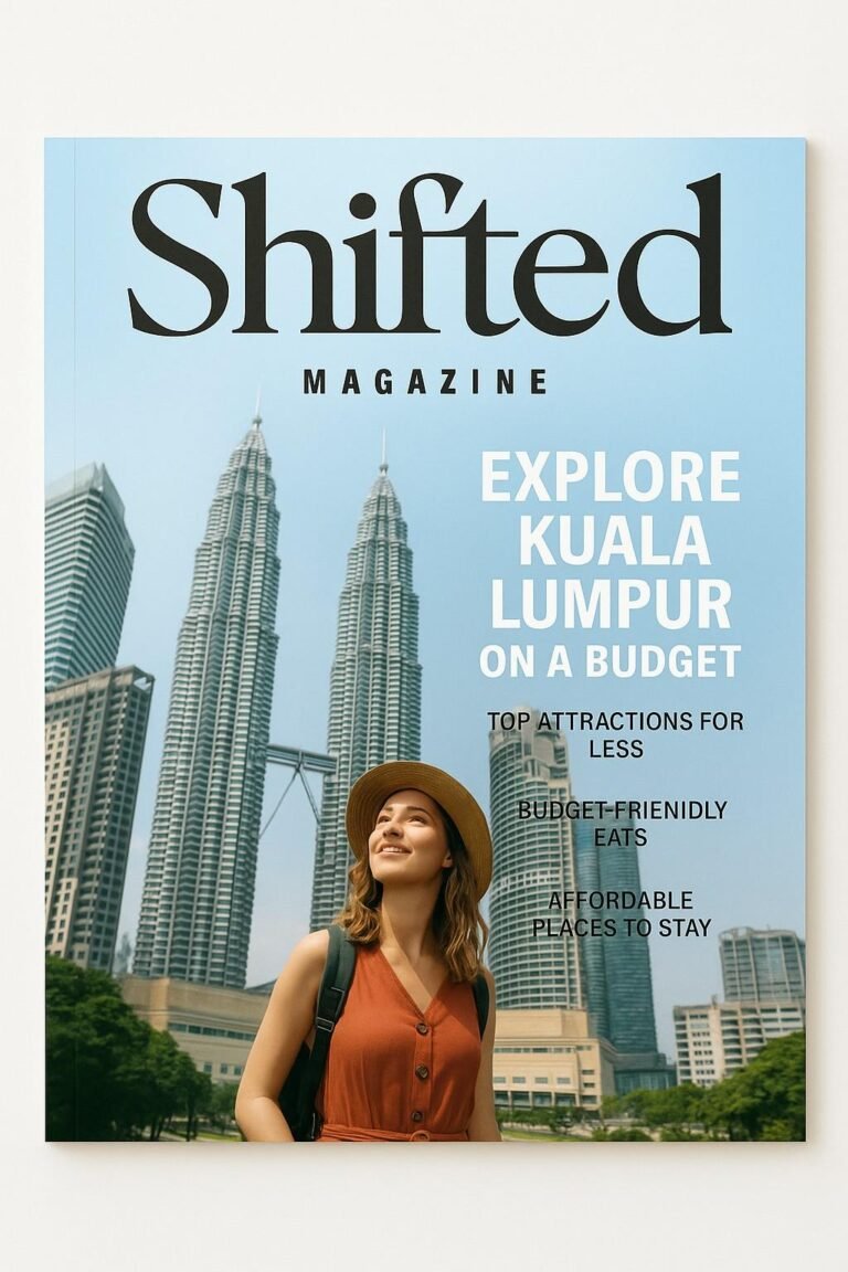 Shifted magazine travel cover