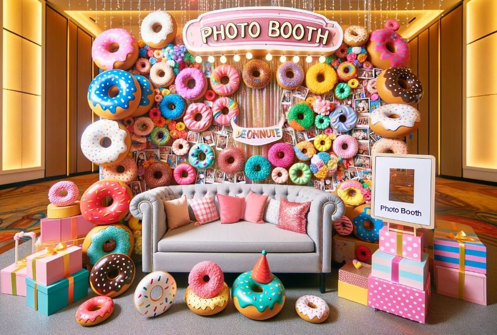 Donut Booth For Photos