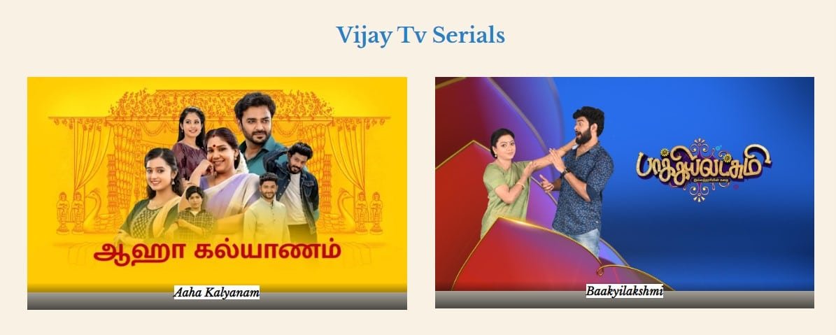 Tamildhool has this cool blend of shows