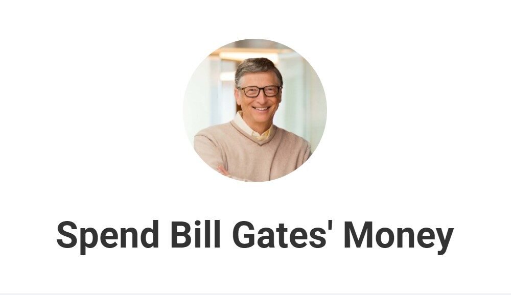 Spend Money Billgates Game