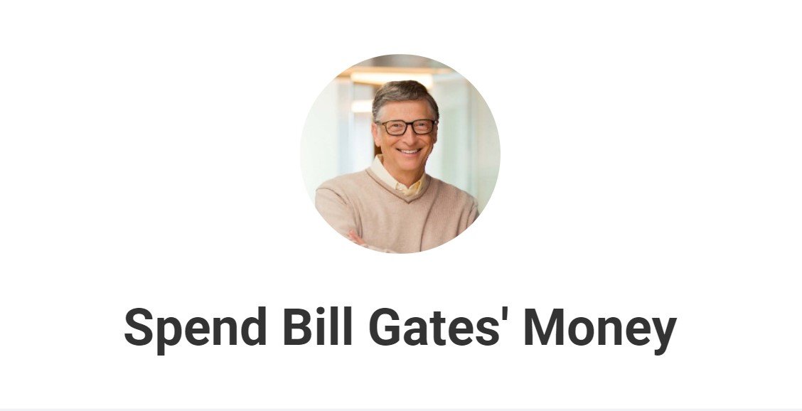 Spend Money Billgates Game