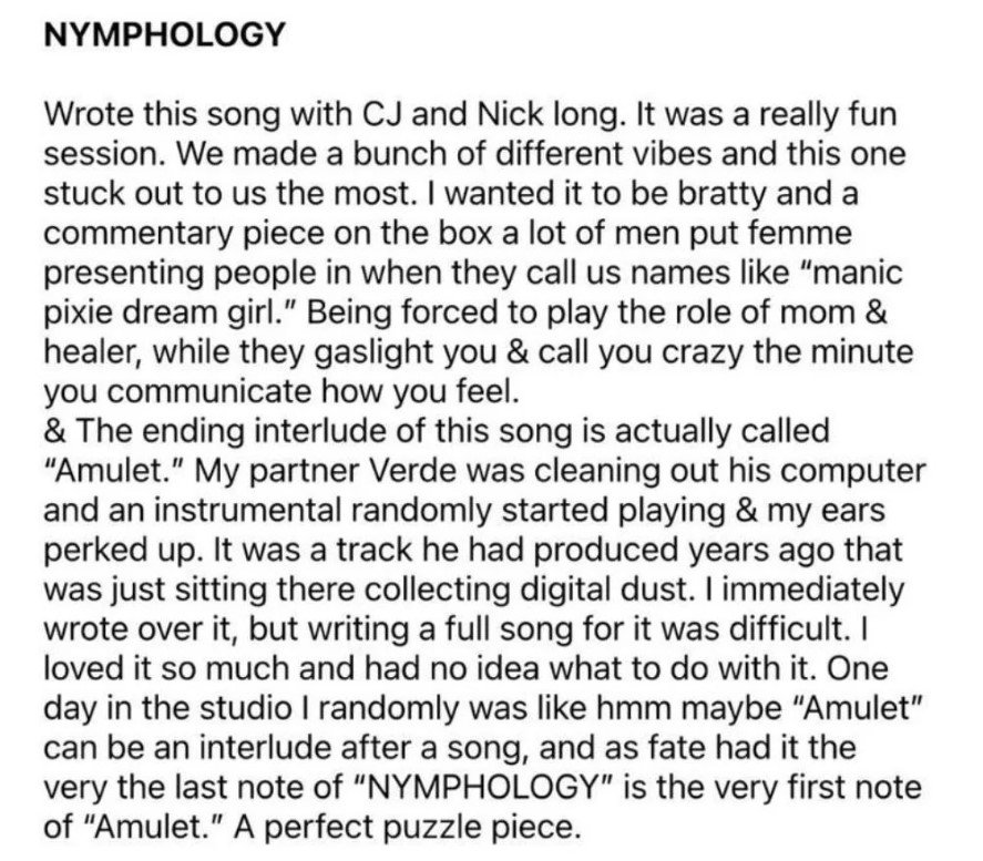 Nymphology