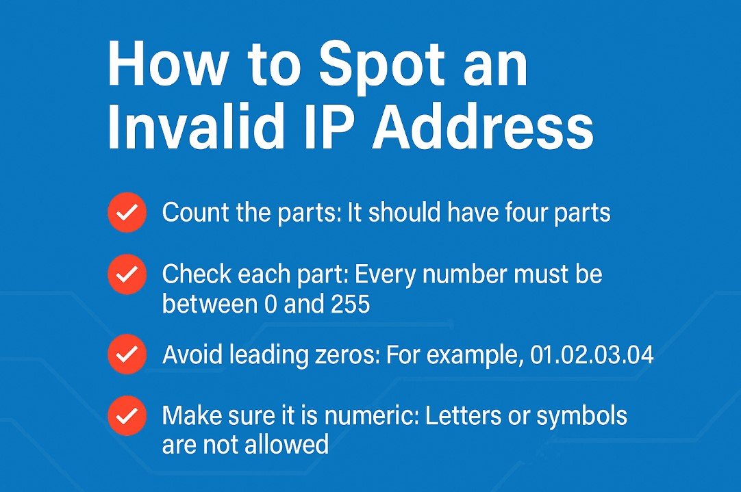 Spot an Invalid IP Address