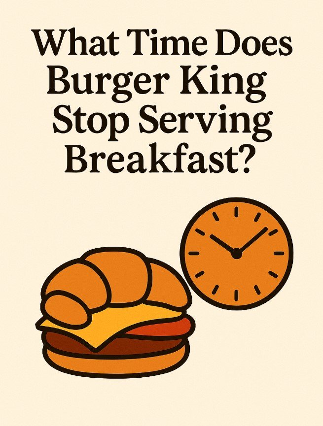 What Time Does Burger King Stop Serving Breakfast