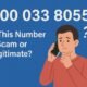 0800 033 8055