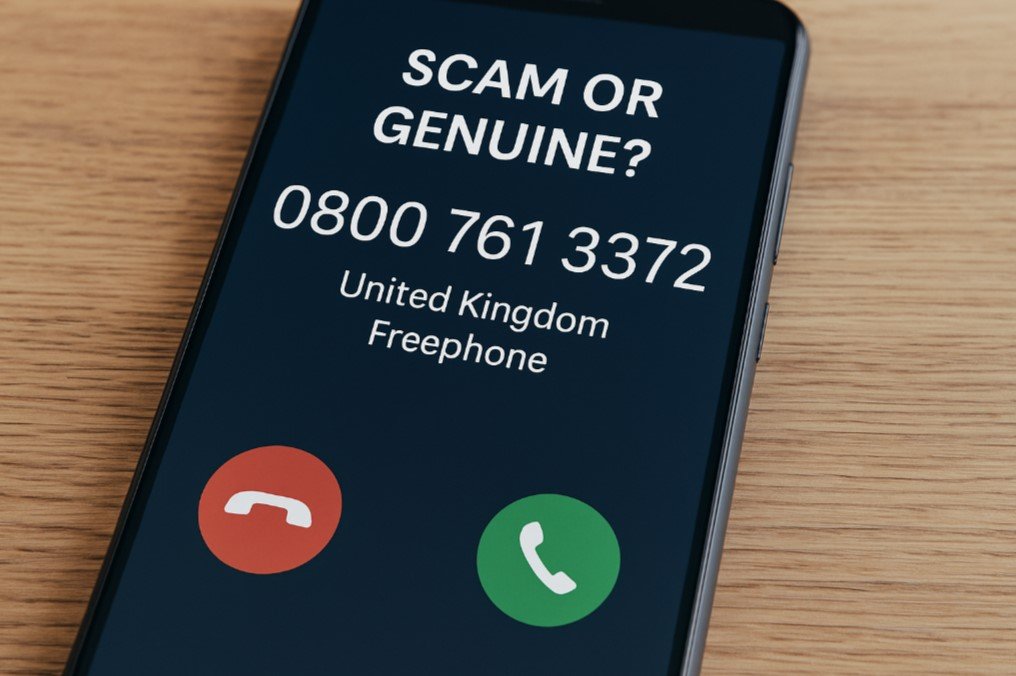 0800 761 3372