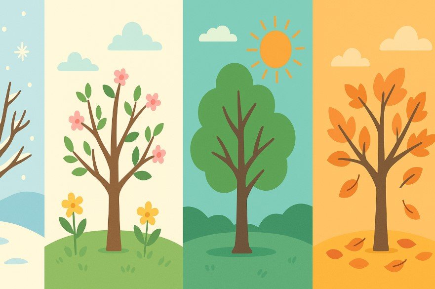 Foraging in Different Seasons