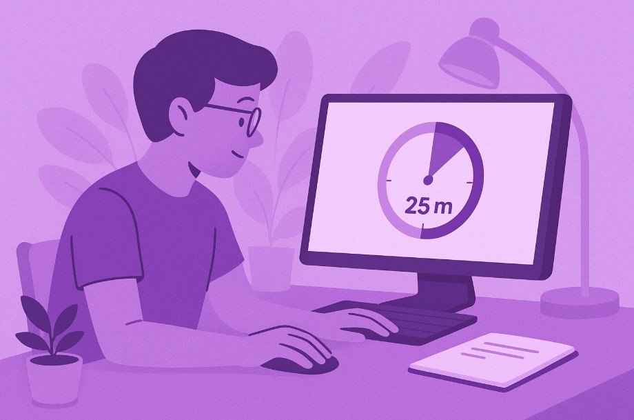 Use Short, Focused Work Sessions