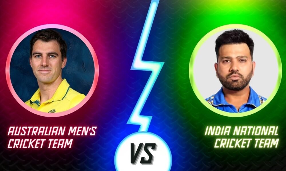 australian men’s cricket team vs india national cricket team timeline