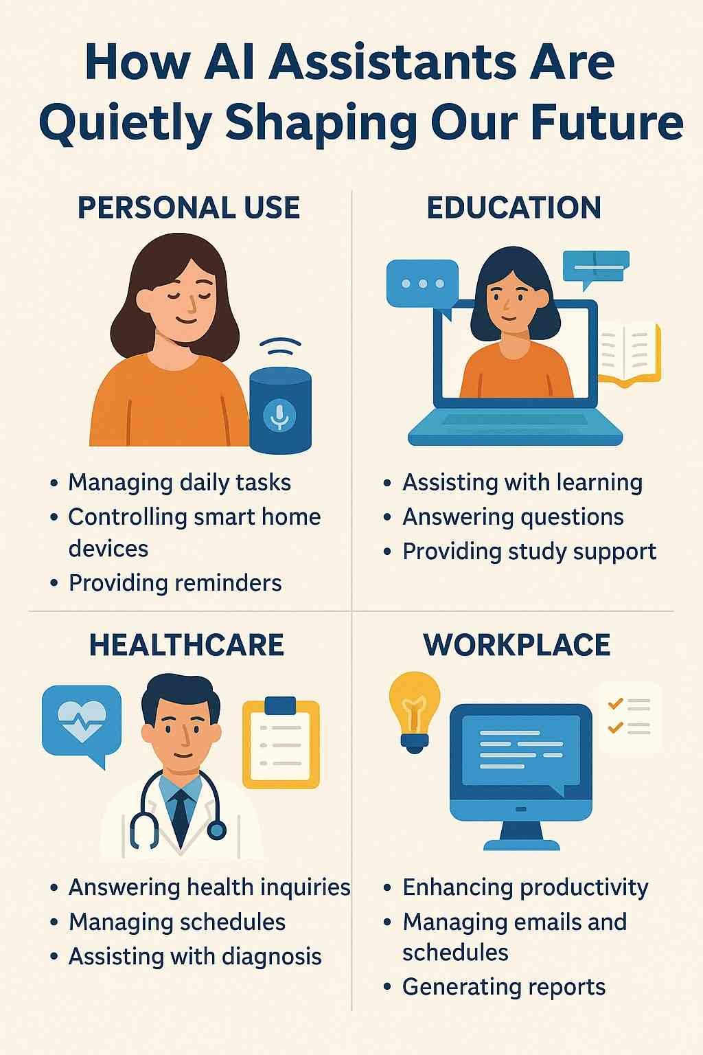 AI Assistants Are Quietly Shaping Our Future Infographics