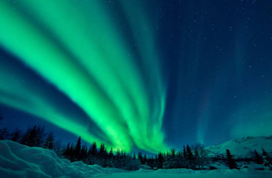 Alaska, USA northern lights