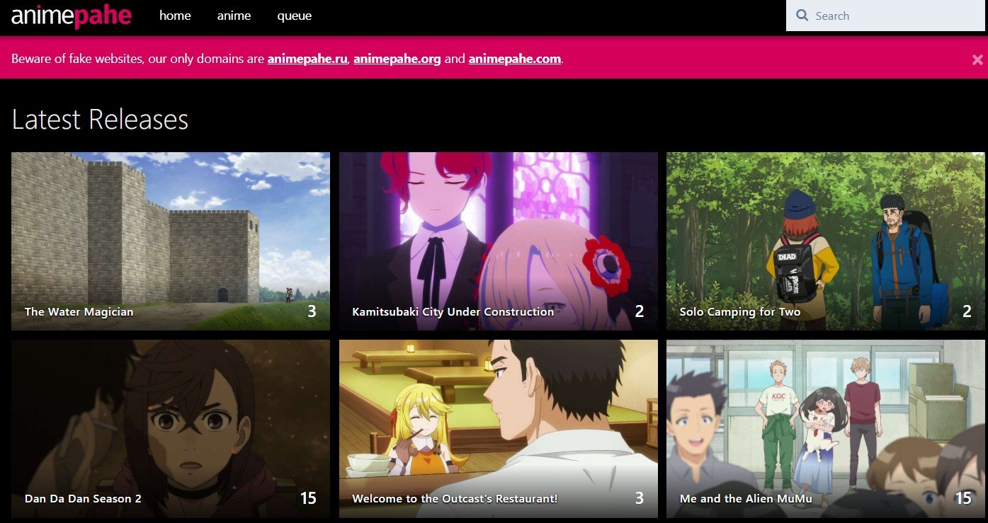 Animepahe anime
