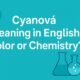 Cyanová
