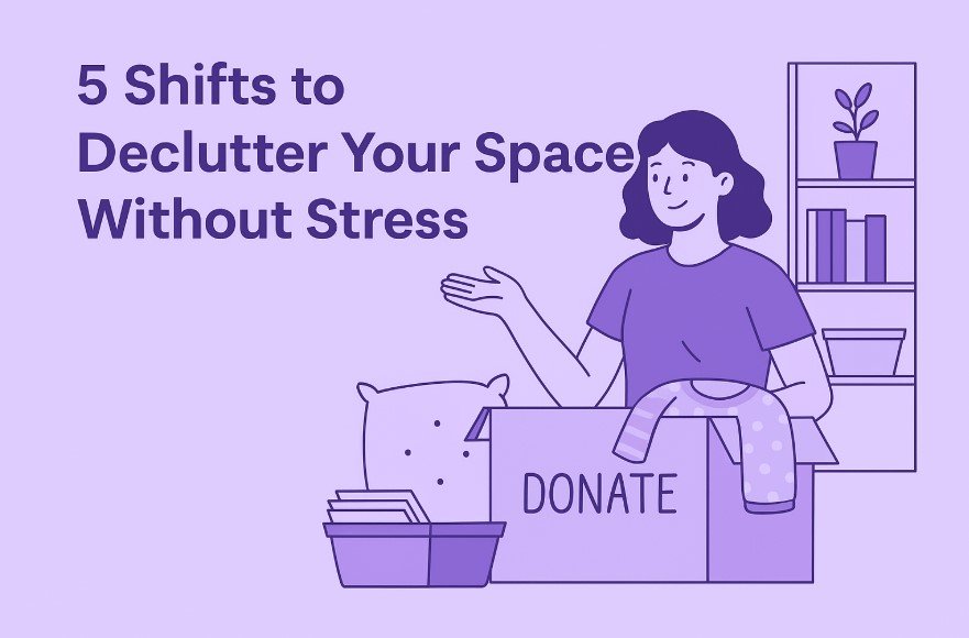 Declutter Your Space Without Stress