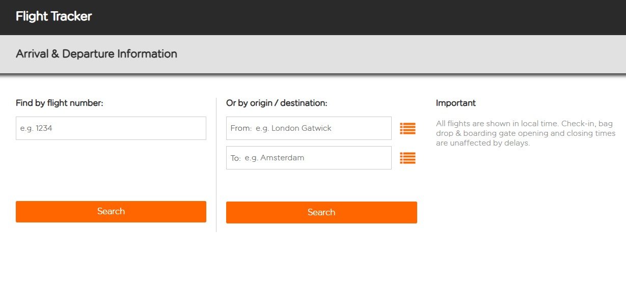 EasyJet Flight Tracker