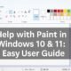 Help with Paint in Windows