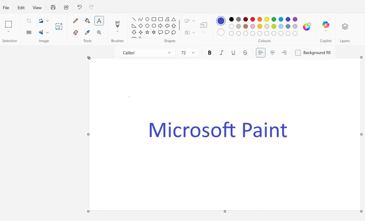 Microsoft Paint
