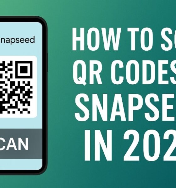 Scan QR Codes in Snapseed