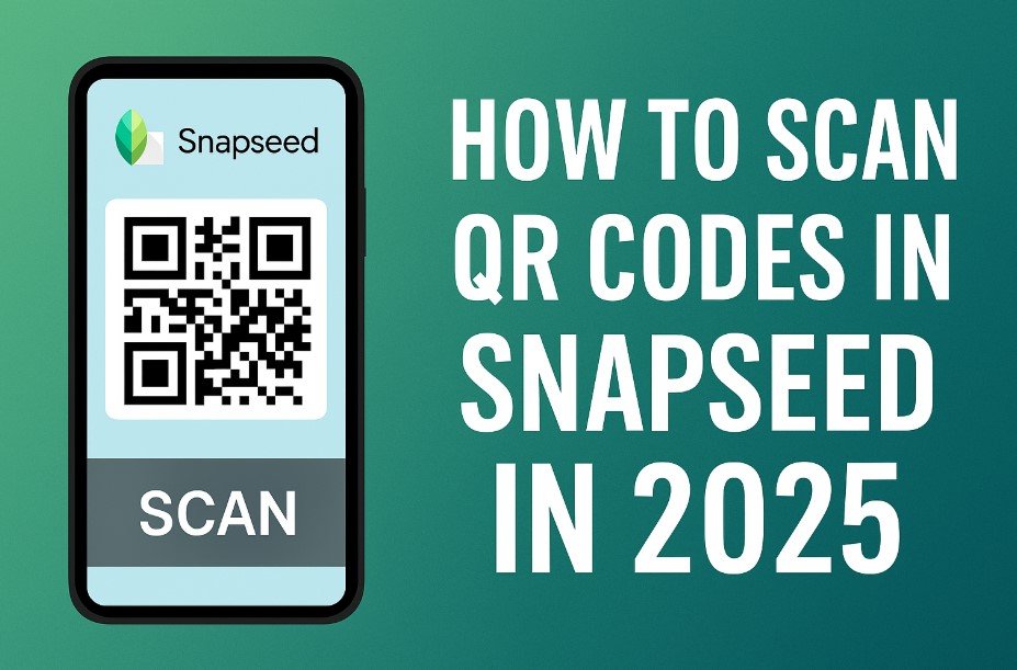 Scan QR Codes in Snapseed