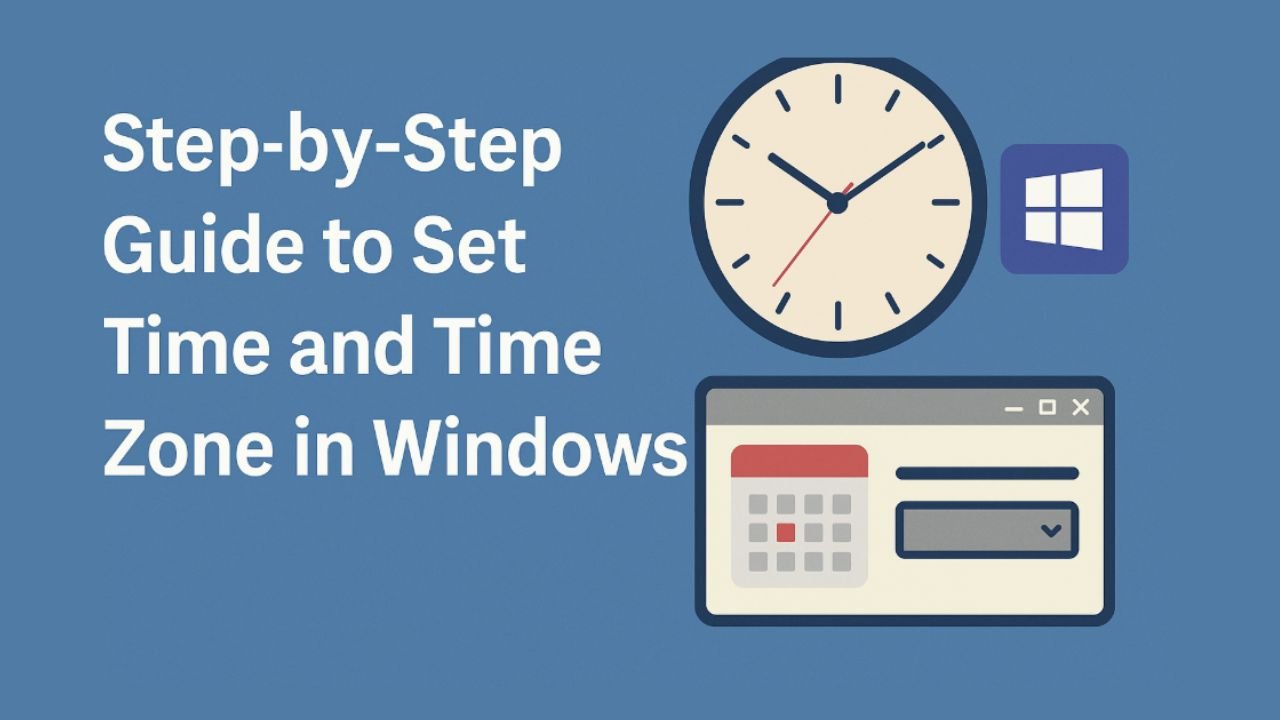 Set Time and Time Zone in Windows