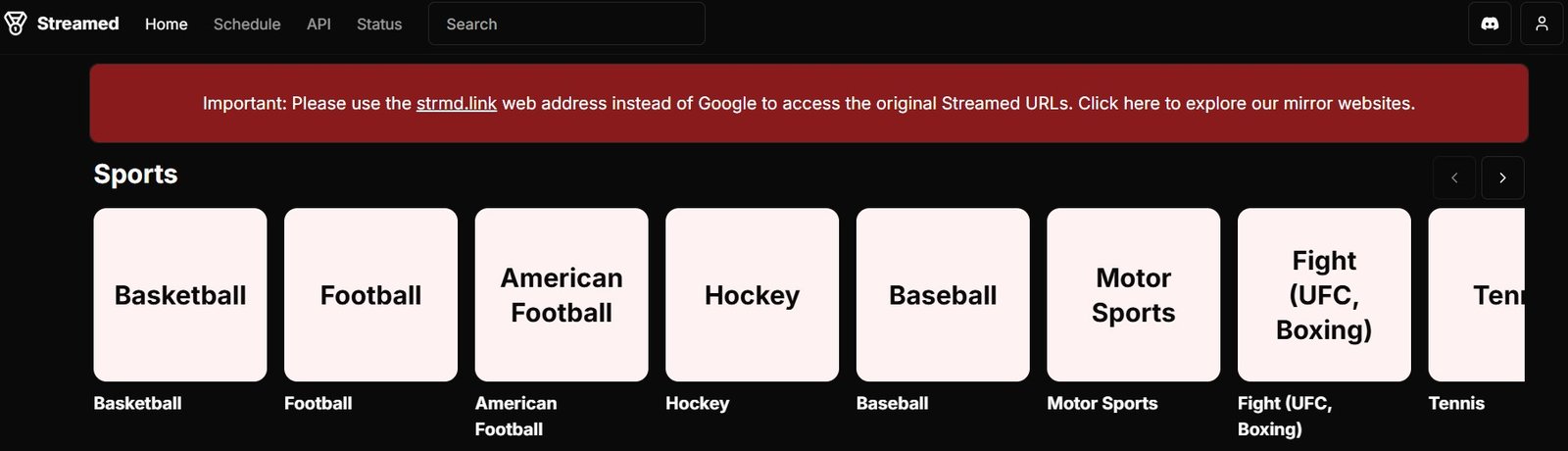 Streamed