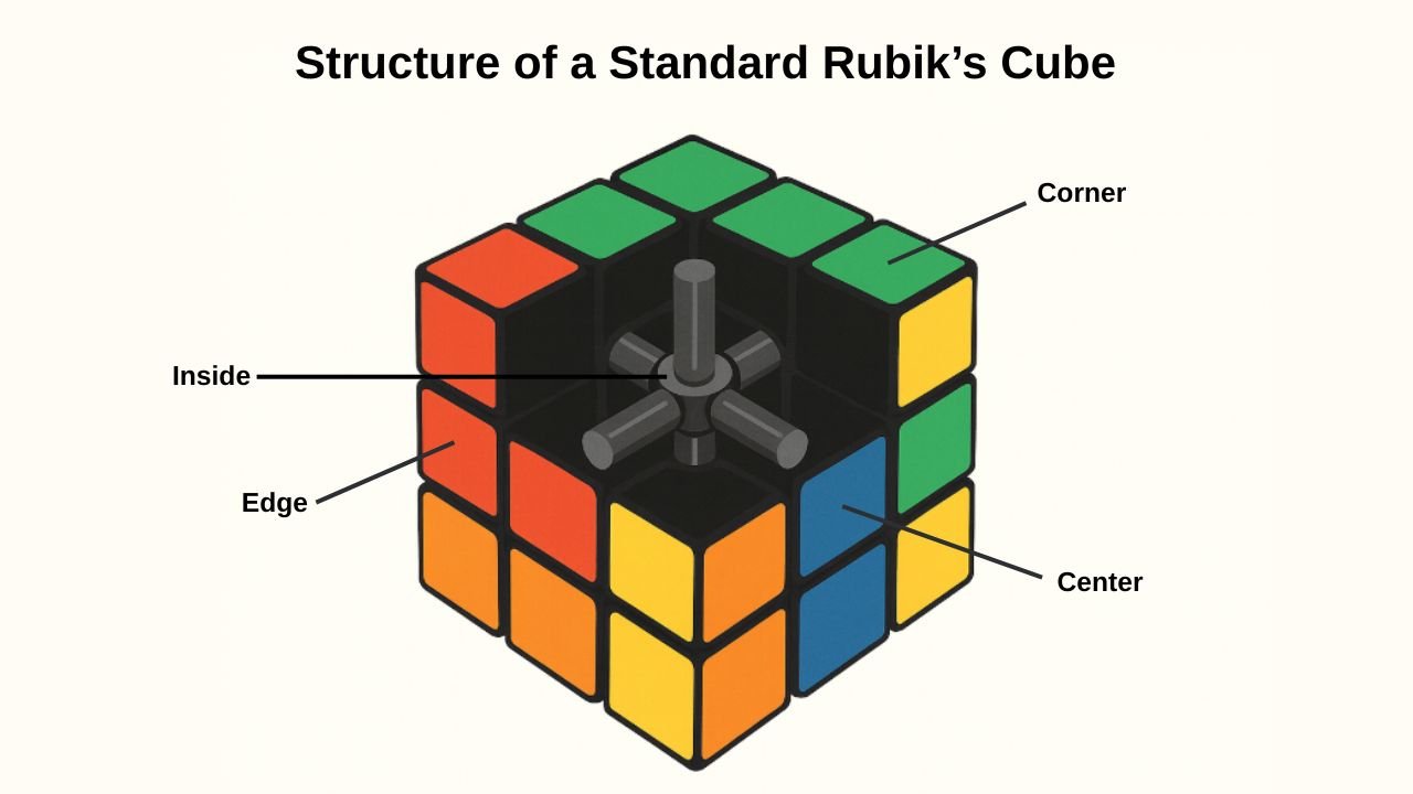 Structure of a Standard Rubik’s Cube
