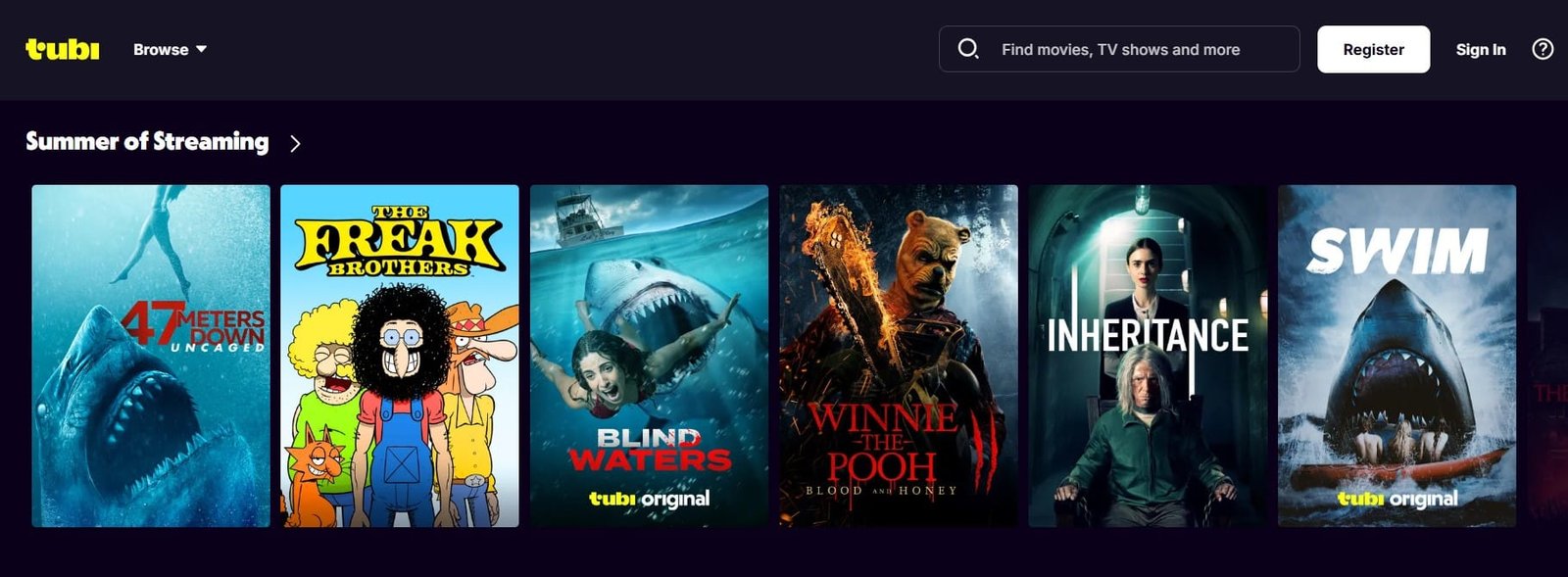 Tubi TV movies