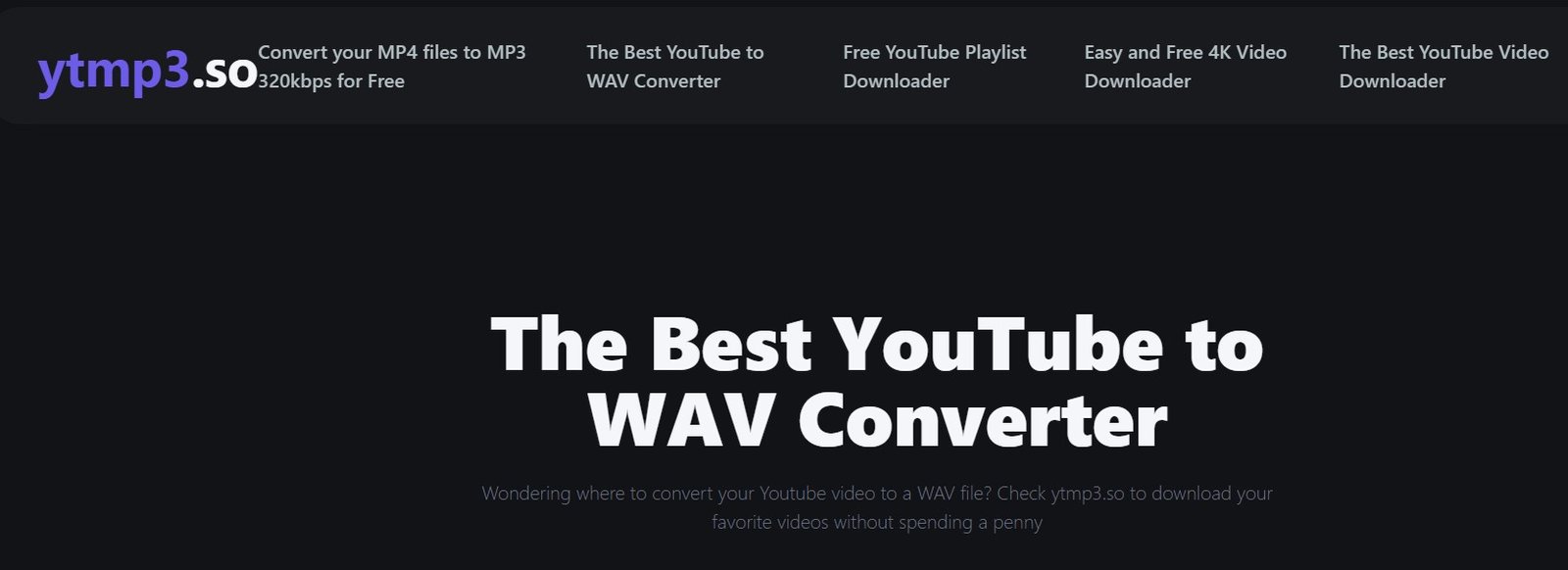 YTMP3 WAV Converter