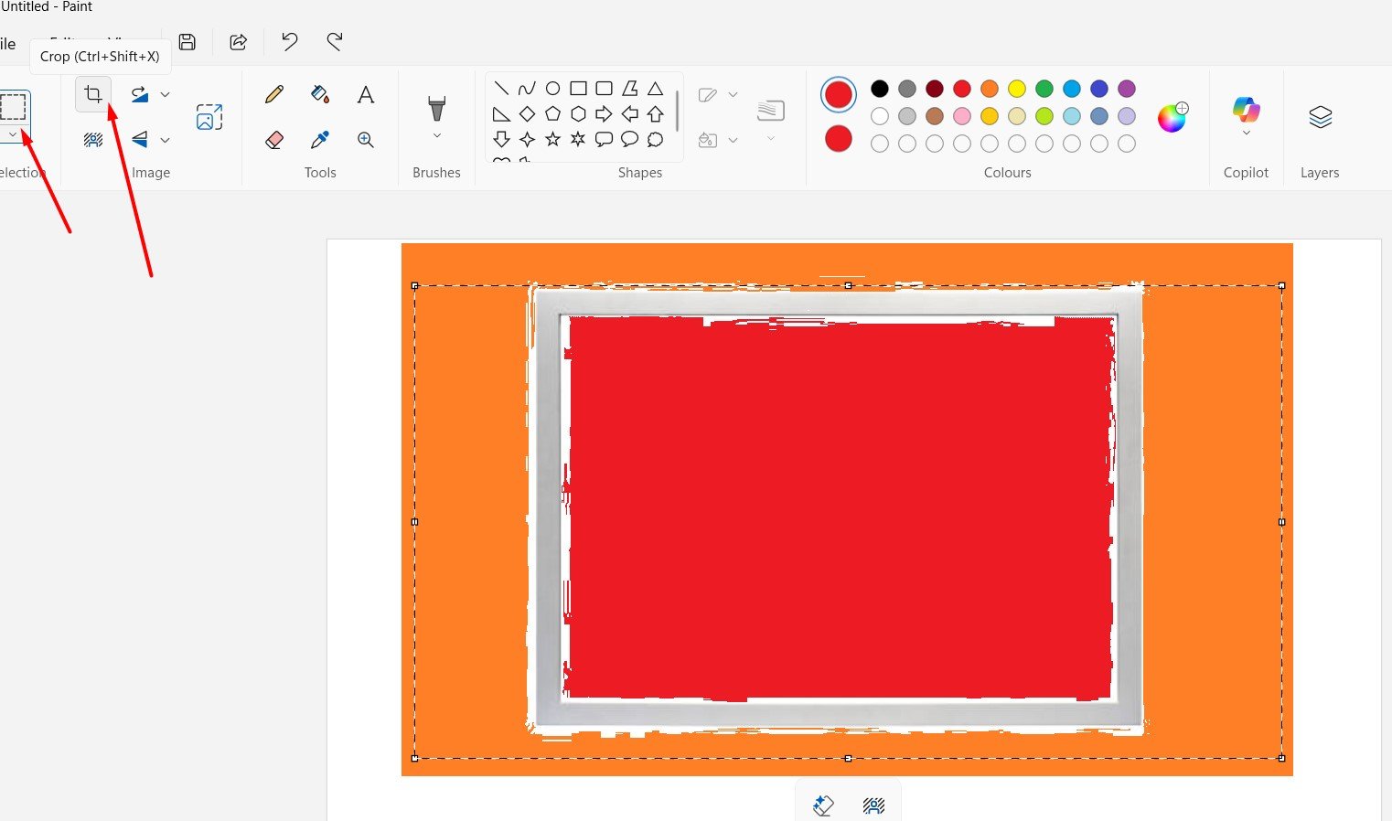 crop tool