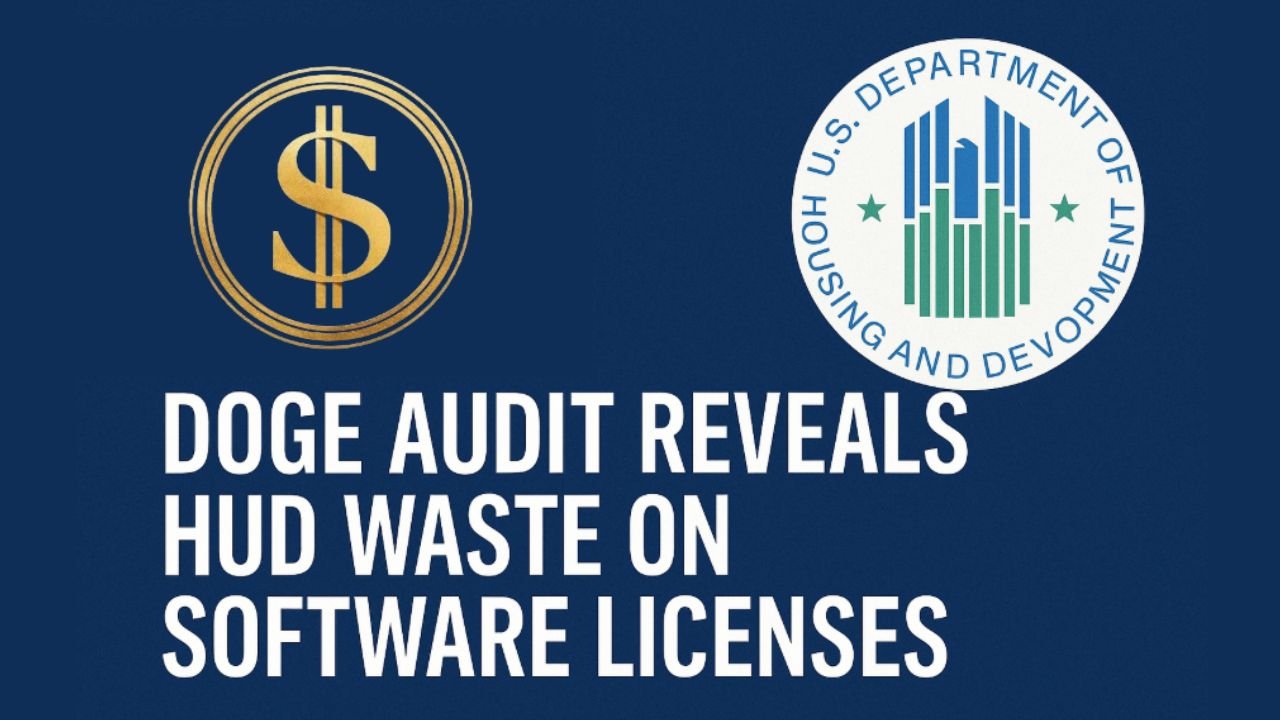 doge software licenses audit hud