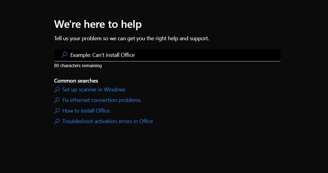 get help windows