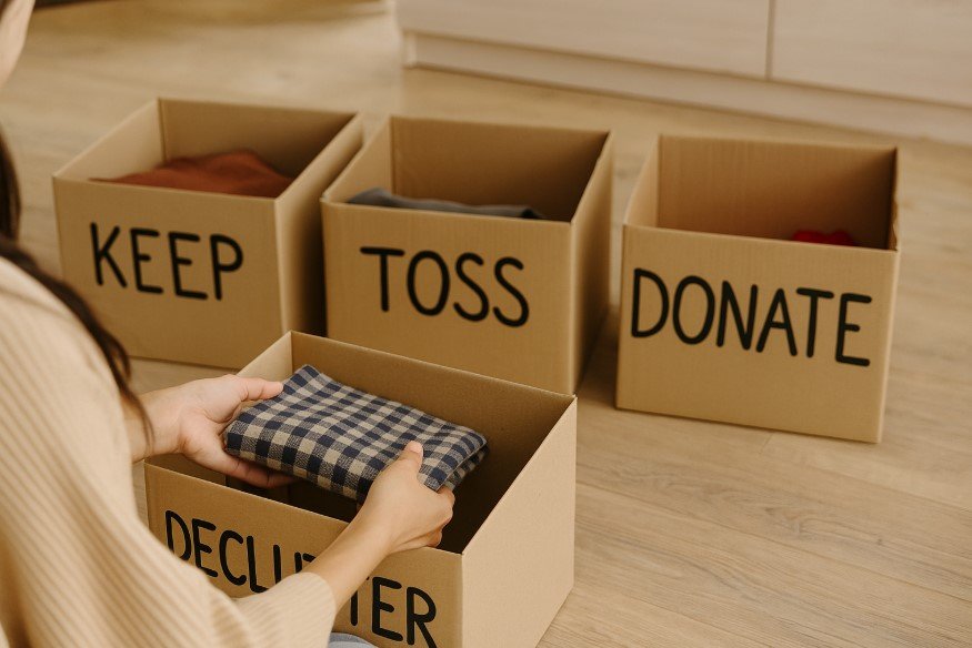 hassle free decluttering methods