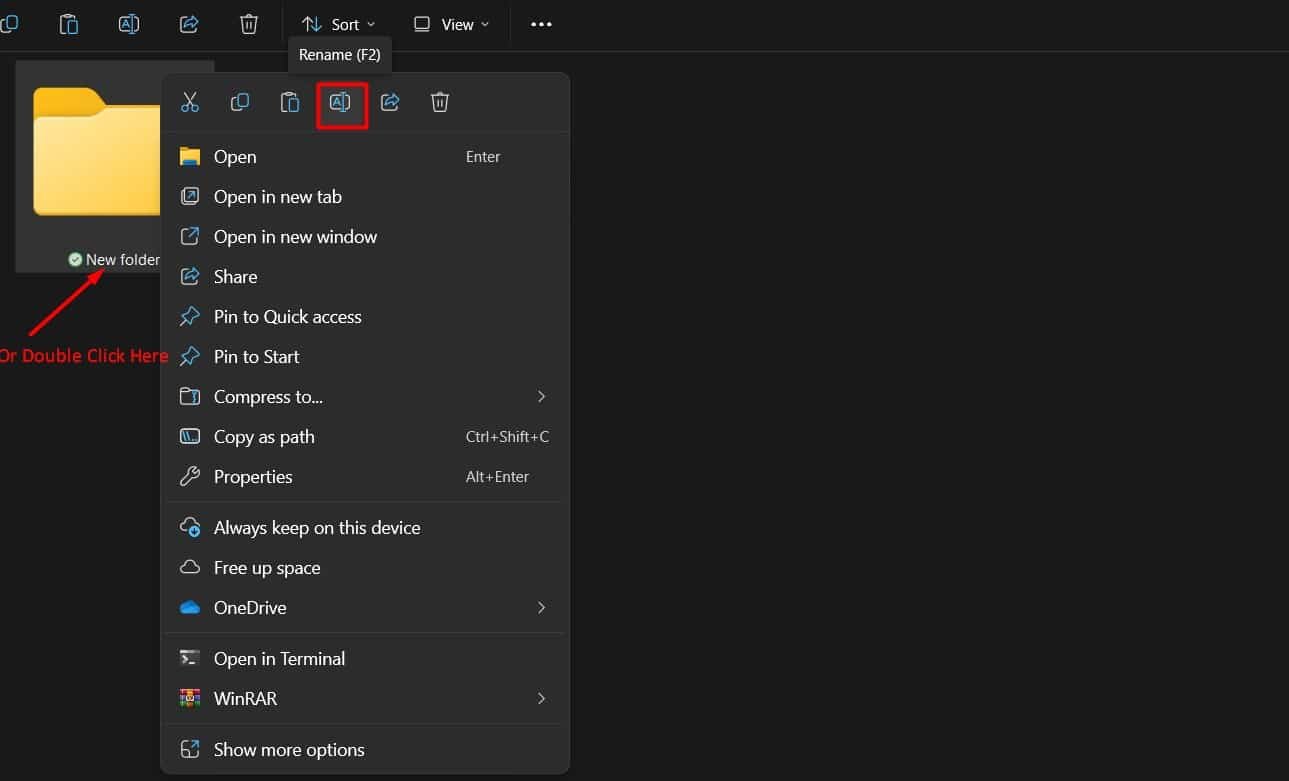 rename a file