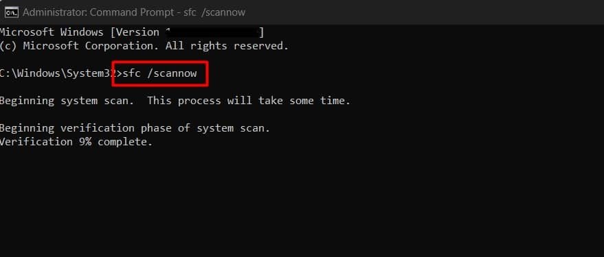 scannow