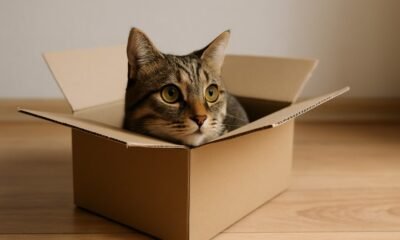 why do cats like boxes