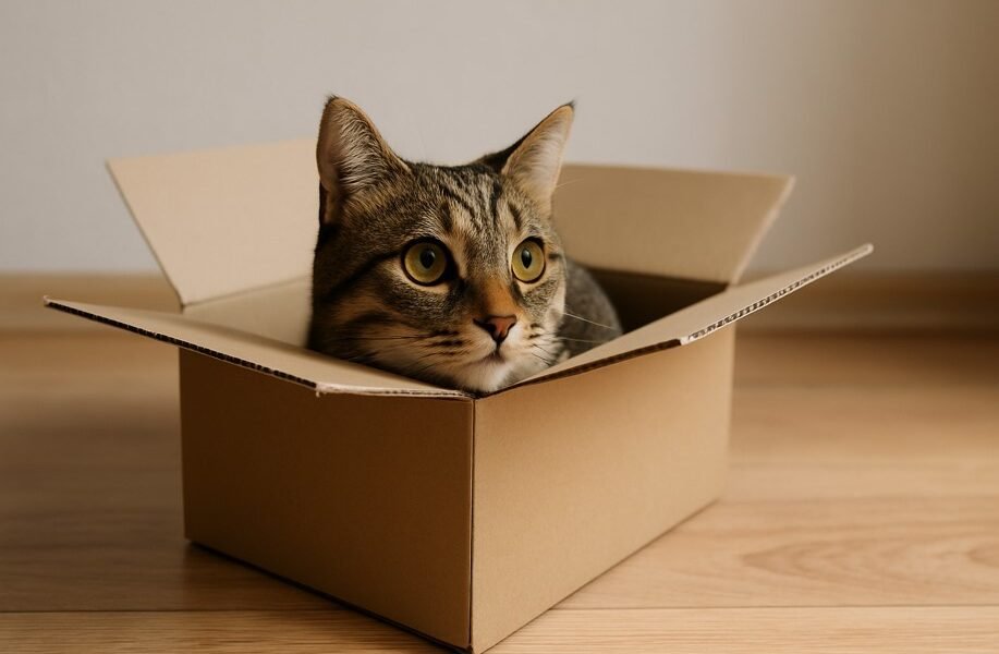 why do cats like boxes