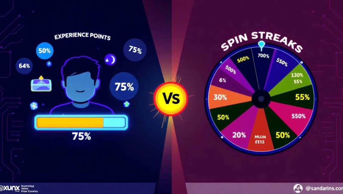 Experience Points vs. Spin Streaks