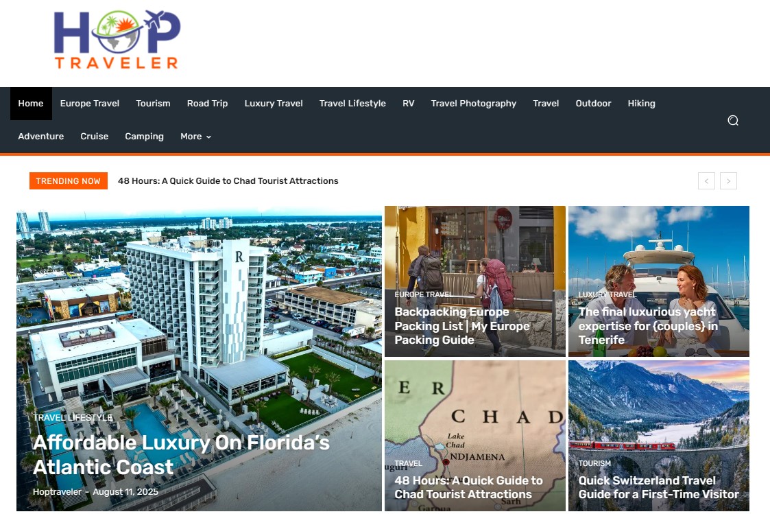 HopTraveler.com website
